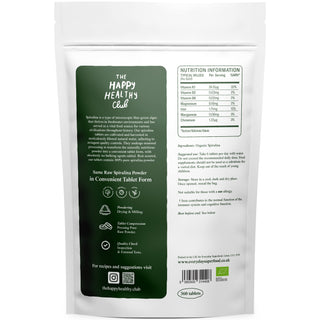 Organic Spirulina Tablets (500mg)