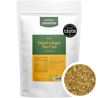 Organic Dried Ginger Tea Cuts