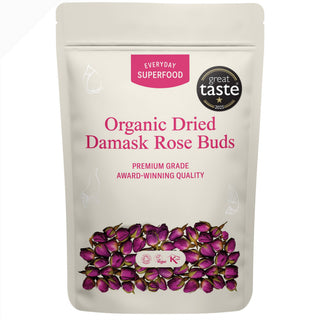Organic Dried Damask Rose Buds