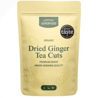 Organic Dried Ginger Tea Cuts