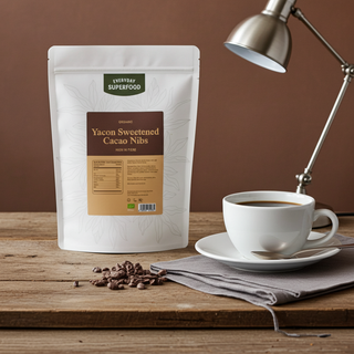 Organic Yacon Sweetened Cacao Nibs