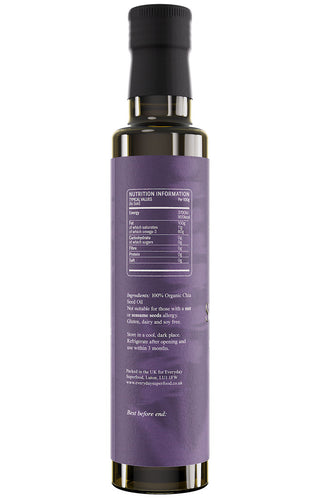Organic Cold-Pressed Chia Seed Oil