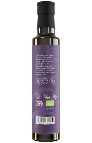 Organic Cold-Pressed Chia Seed Oil