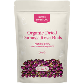 Organic Dried Damask Rose Buds