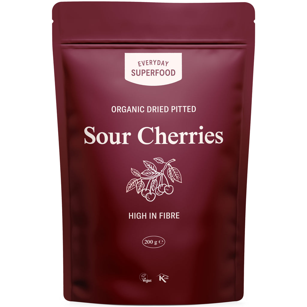 Organic Dried Pitted Sour Cherries Everyday Superfood