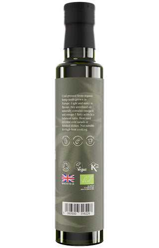 Organic Cold-Pressed Hemp Seed Oil