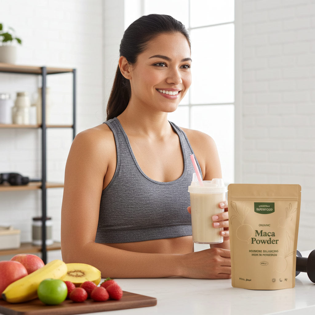 Maca Root Extract Powder 10:1 Concentrate - 1 Pound (16 Oz) Bag | Herbal Island Brand | Free Shipping