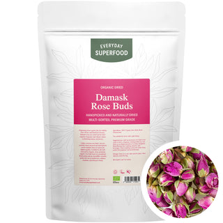 Organic Dried Damask Rose Buds